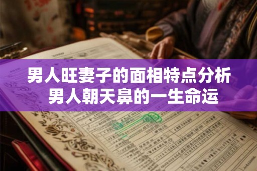 男人旺妻子的面相特点分析  男人朝天鼻的一生命运