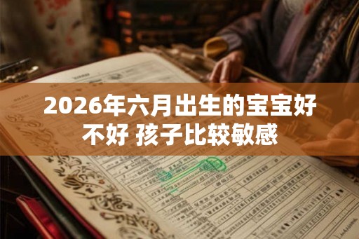 2026年六月出生的宝宝好不好 孩子比较敏感
