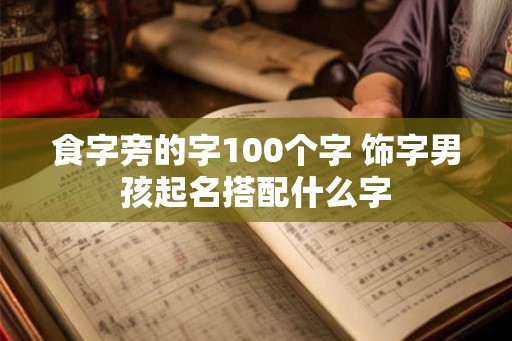 食字旁的字100个字 饰字男孩起名搭配什么字