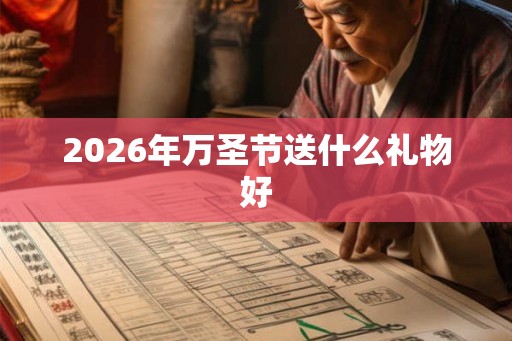2026年万圣节送什么礼物好
