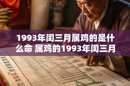 1993年闰三月属鸡的是什么命 属鸡的1993年闰三月是什么命