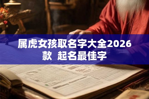 属虎女孩取名字大全2026款  起名最佳字