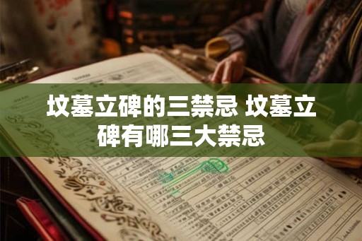 坟墓立碑的三禁忌 坟墓立碑有哪三大禁忌 坟墓立碑的三禁忌 坟墓立碑有哪三大禁忌