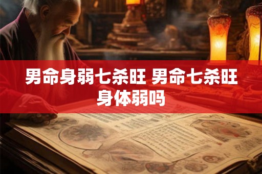 男命身弱七杀旺 男命七杀旺身体弱吗 男命身弱七杀旺 男命七杀旺身体弱吗