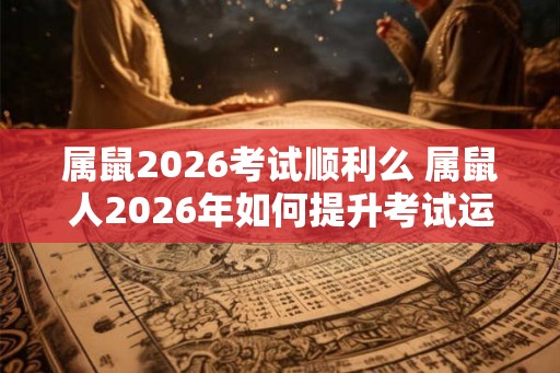 属鼠2026考试顺利么 属鼠人2026年如何提升考试运