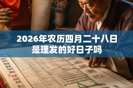 2026年农历四月二十八日是理发的好日子吗