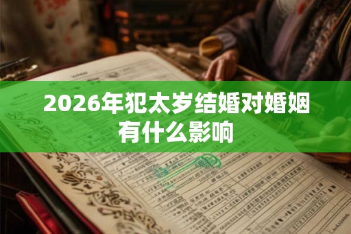 2026年犯太岁结婚对婚姻有什么影响