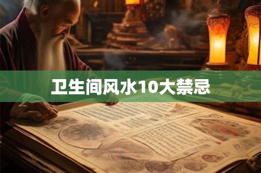 卫生间风水10大禁忌