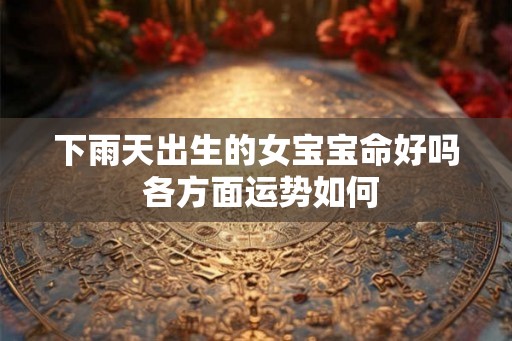 下雨天出生的女宝宝命好吗 各方面运势如何 下雨天出生的女宝宝命好吗 各方面运势如何