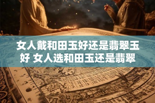 女人戴和田玉好还是翡翠玉好 女人选和田玉还是翡翠 女人戴和田玉好还是翡翠玉好 女人选和田玉还是翡翠