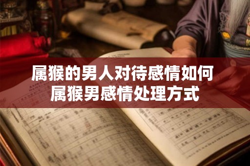 属猴的男人对待感情如何 属猴男感情处理方式
