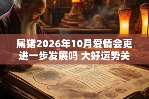 属猪2026年10月爱情会更进一步发展吗 大好运势关系和谐 属猪2026年10月爱情会更进一步发展吗 大好运势关系和谐