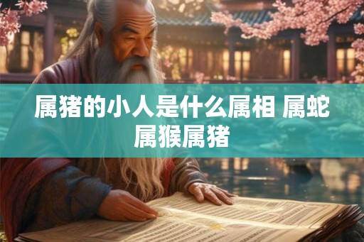 属猪的小人是什么属相 属蛇属猴属猪