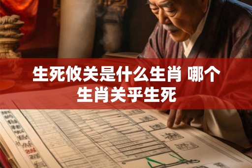 生死攸关是什么生肖 哪个生肖关乎生死