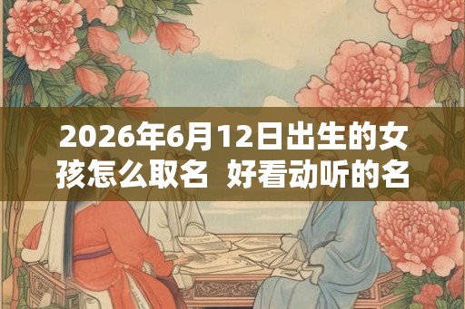 2026年6月12日出生的女孩怎么取名  好看动听的名字推荐