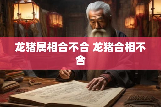 龙猪属相合不合 龙猪合相不合