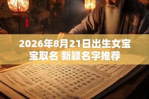 2026年8月21日出生女宝宝取名 新颖名字推荐