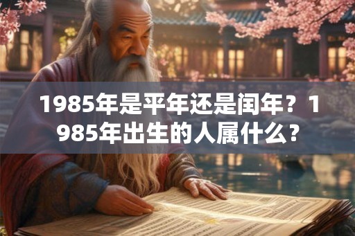1985年是平年还是闰年？1985年出生的人属什么？