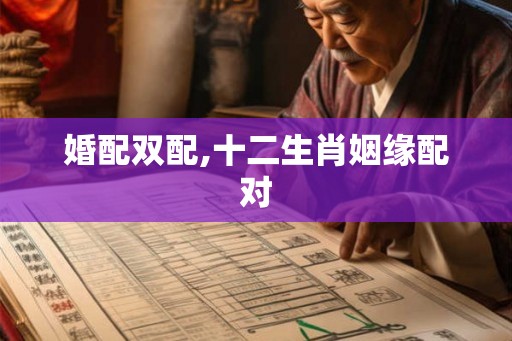 婚配双配,十二生肖姻缘配对