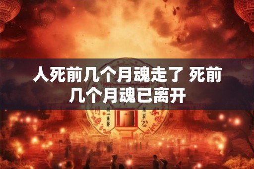 人死前几个月魂走了 死前几个月魂已离开 人死前几个月魂走了 死前几个月魂已离开