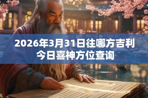 2026年3月31日往哪方吉利 今日喜神方位查询 2026年3月31日往哪方吉利 今日喜神方位查询