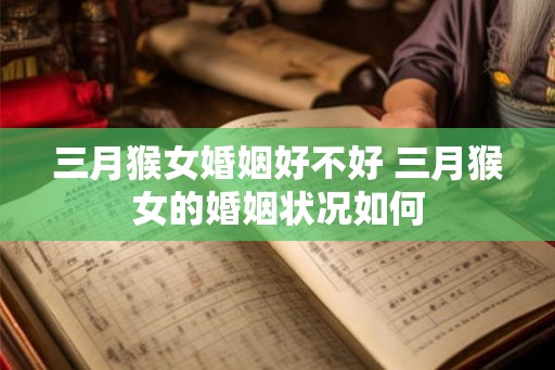三月猴女婚姻好不好 三月猴女的婚姻状况如何