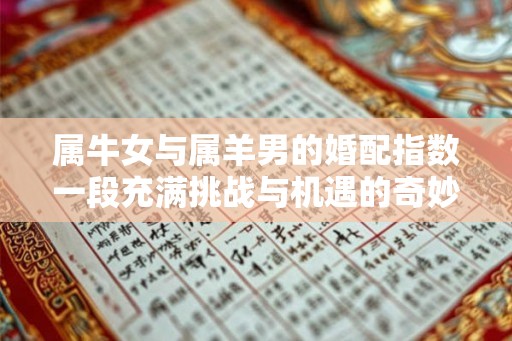 属牛女与属羊男的婚配指数一段充满挑战与机遇的奇妙组合