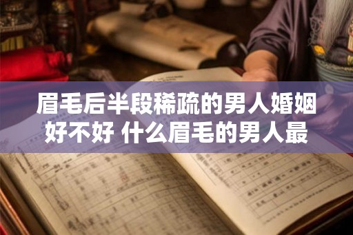 眉毛后半段稀疏的男人婚姻好不好 什么眉毛的男人最富贵