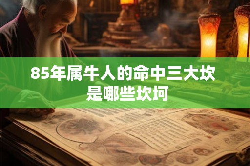 85年属牛人的命中三大坎  是哪些坎坷