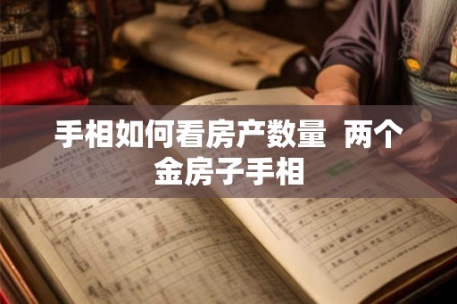 手相如何看房产数量  两个金房子手相