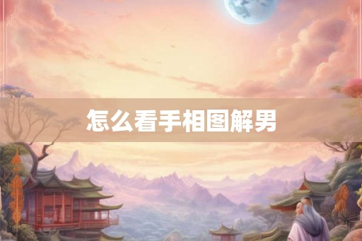 怎么看手相图解男