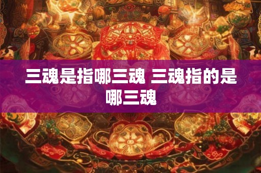 三魂是指哪三魂 三魂指的是哪三魂