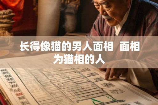 长得像猫的男人面相  面相为猫相的人