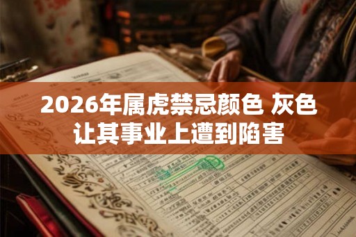 2026年属虎禁忌颜色 灰色让其事业上遭到陷害