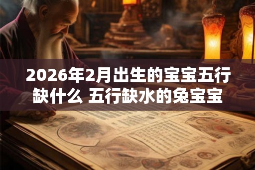 2026年2月出生的宝宝五行缺什么 五行缺水的兔宝宝命运