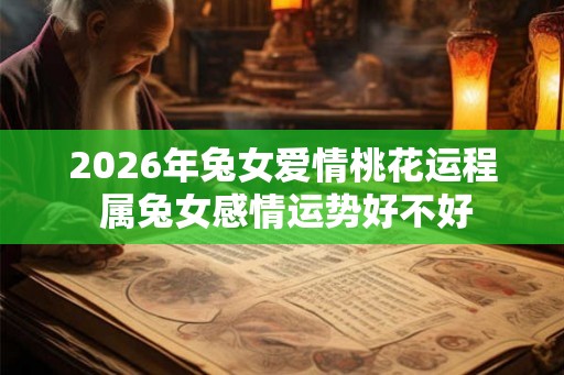 2026年兔女爱情桃花运程 属兔女感情运势好不好