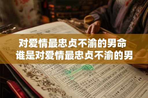 对爱情最忠贞不渝的男命 谁是对爱情最忠贞不渝的男命