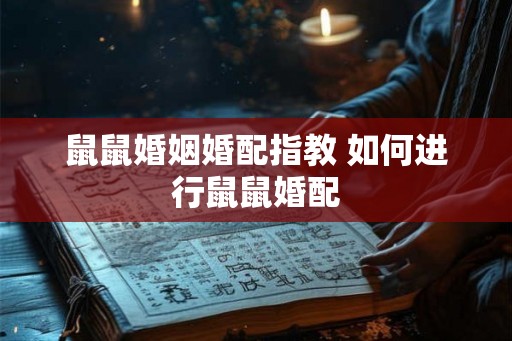 鼠鼠婚姻婚配指教 如何进行鼠鼠婚配