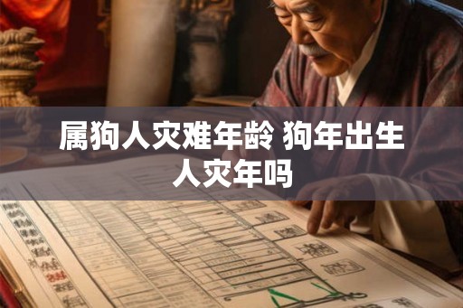属狗人灾难年龄 狗年出生人灾年吗 属狗人灾难年龄 狗年出生人灾年吗