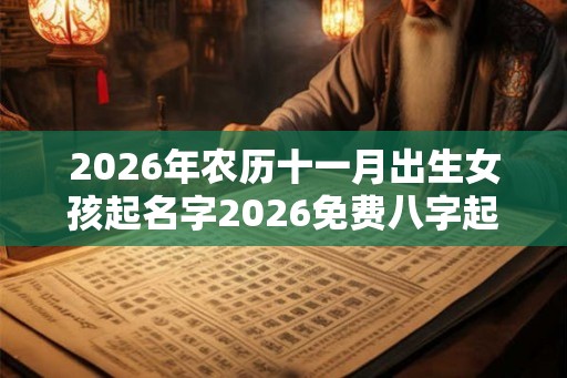 2026年农历十一月出生女孩起名字2026免费八字起名 2026年农历十一月出生女孩起名字2026免费八字起名