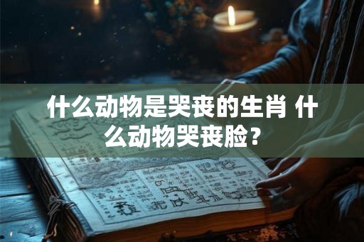 什么动物是哭丧的生肖 什么动物哭丧脸？