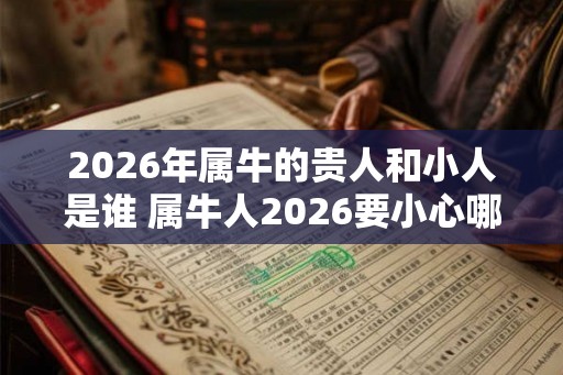 2026年属牛的贵人和小人是谁 属牛人2026要小心哪些人 2026年属牛的贵人和小人是谁 属牛人2026要小心哪些人