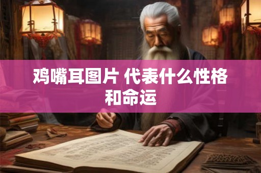 鸡嘴耳图片 代表什么性格和命运