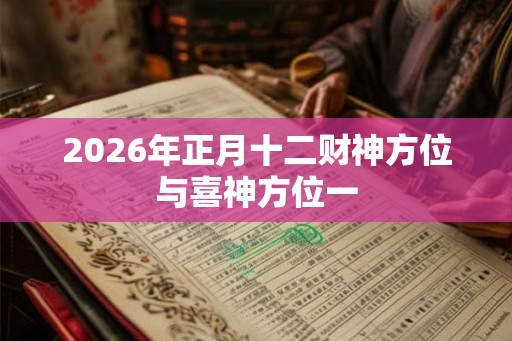 2026年正月十二财神方位与喜神方位一 2026年正月十二财神方位与喜神方位一