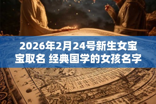 2026年2月24号新生女宝宝取名 经典国学的女孩名字