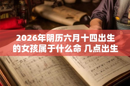 2026年阴历六月十四出生的女孩属于什么命 几点出生最好