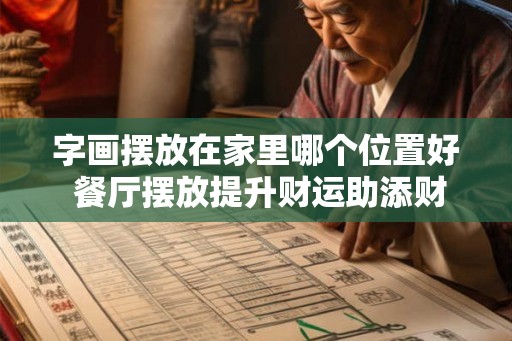 字画摆放在家里哪个位置好 餐厅摆放提升财运助添财