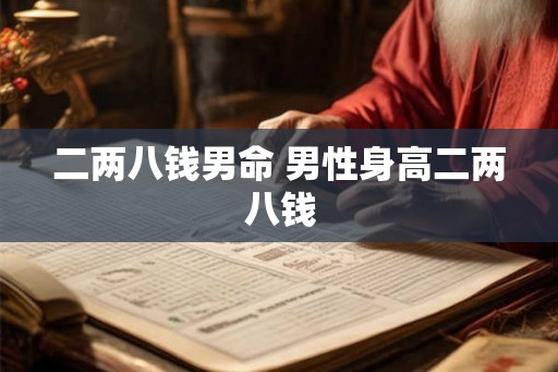 二两八钱男命 男性身高二两八钱