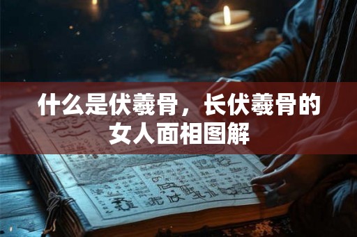 什么是伏羲骨，长伏羲骨的女人面相图解