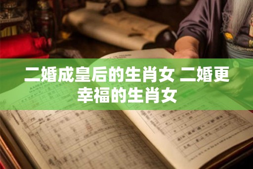 二婚成皇后的生肖女 二婚更幸福的生肖女